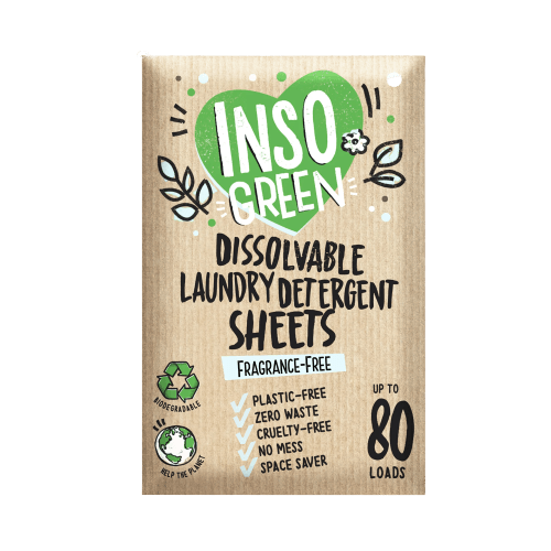 Laundry Detergent Sheets, Single Pack (40 Sheets, 80 Loads)